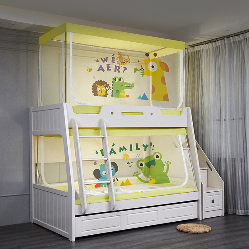 New bed mosquito net 1.5 meters double-layer children's bed bracket 1.2m student dormitory mosquito net