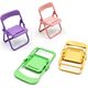 Creative Folding Chair Desktop Mobile Phone Bracket Macaron Color Stool Bracket Ornaments Portable Lazy Stand