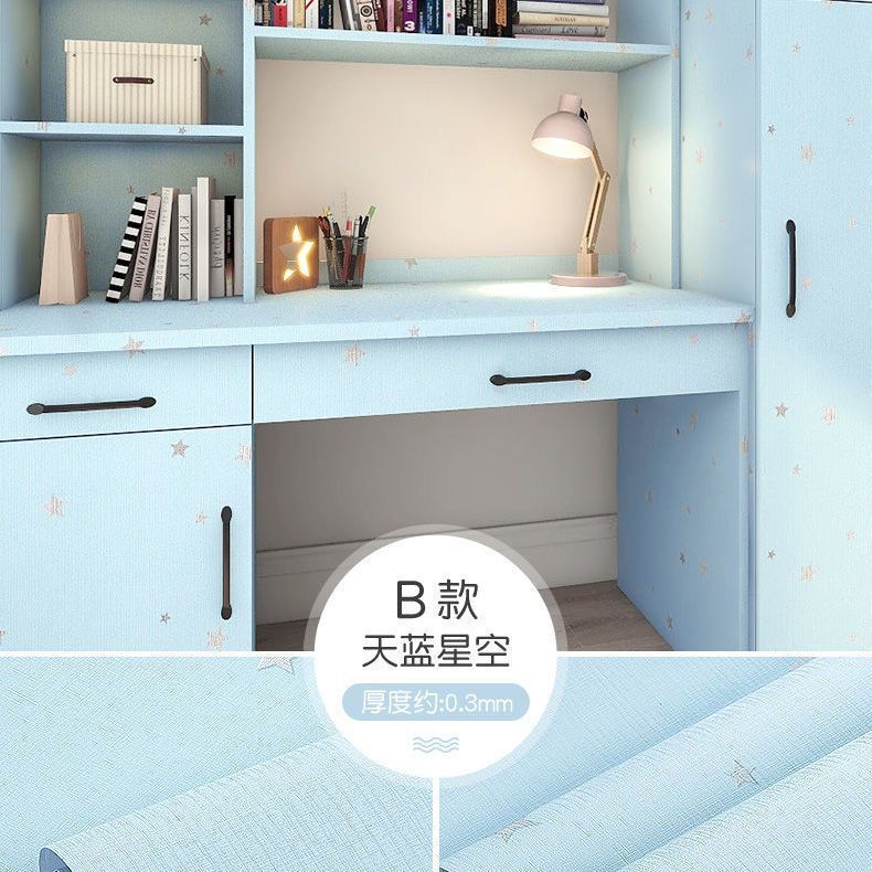 desktop Retread Sticker wardrobe furniture thickening Anti-oil paste autohesion furniture Retread dormitory Table waterproof Moisture-proof