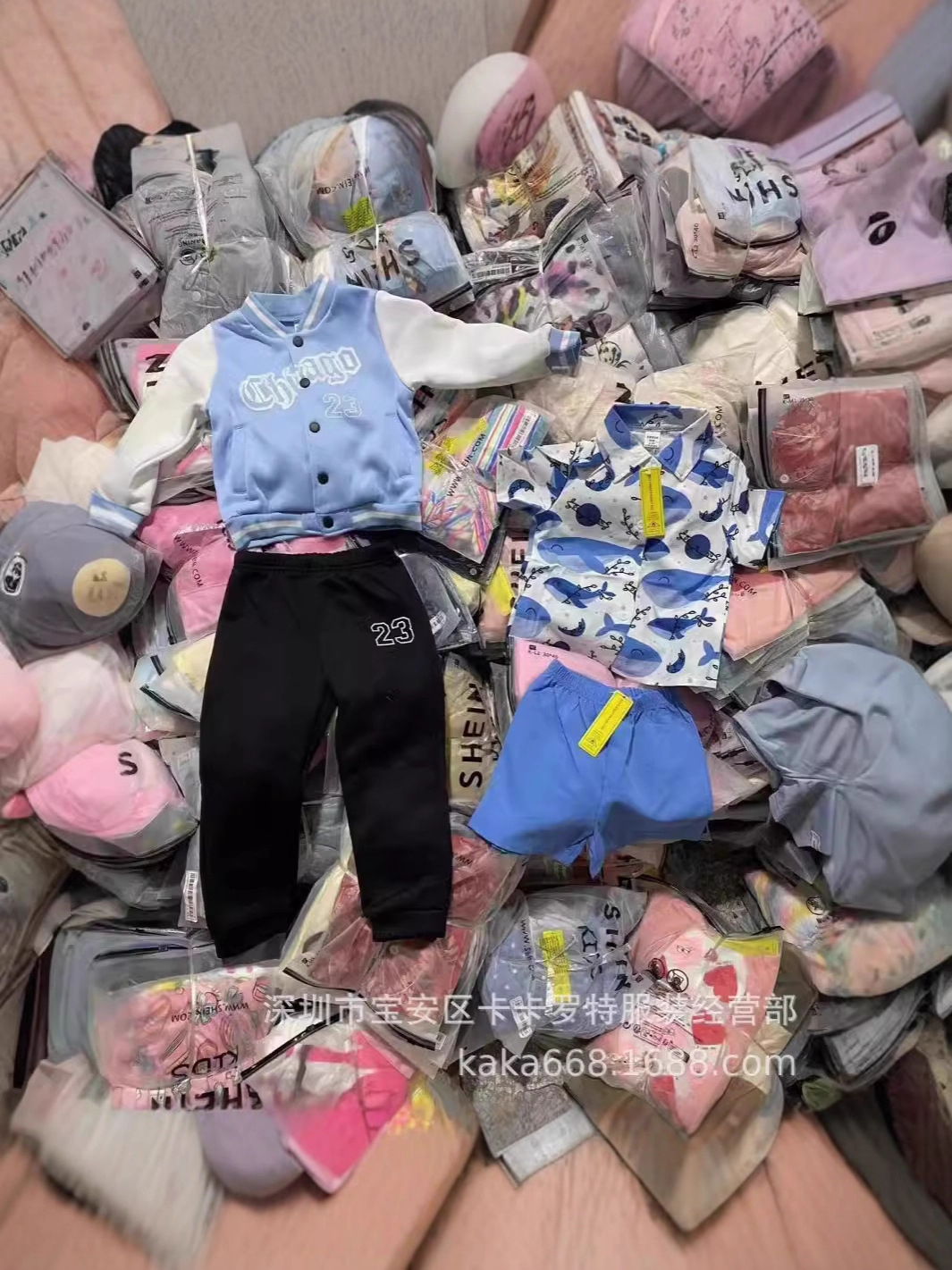 (Cross-border trading), children's trend set for men and women, children's clothing 3