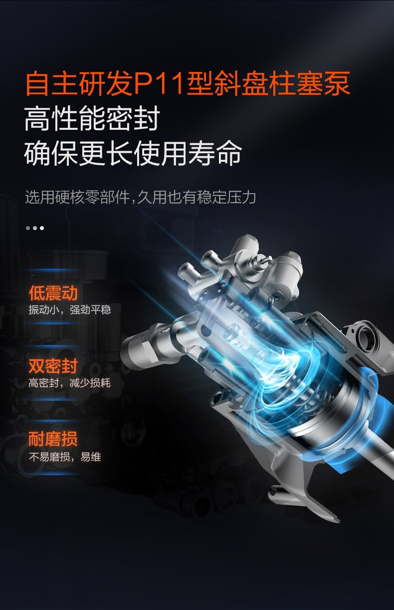 Yili High-Pressure Car Washer 4301 Water Gun High-Power 220V Household Induction Powerful Portable Cleaning Machine