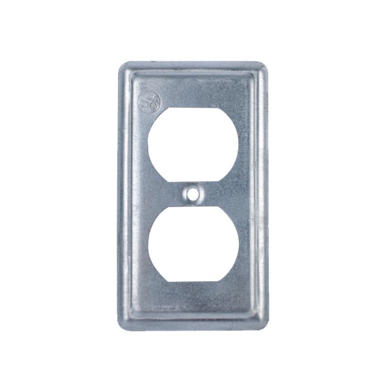USLINSKY ETL - Placa de cubierta galvanizada estándar americana de 4x2 pulgadas para panel de interruptores y toma de corriente contra incendios