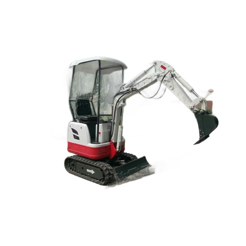 Mini excavadora hidráulica con cobertizo agrícola perforación rotatoria tipo rastreo gran excavadora de carga para ingeniería de construcción