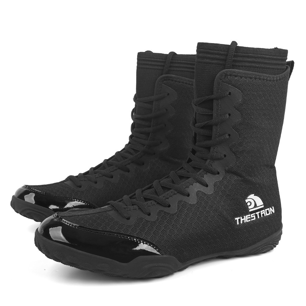 Sports shoes for wrestling for men and women, boxing breathable footwear