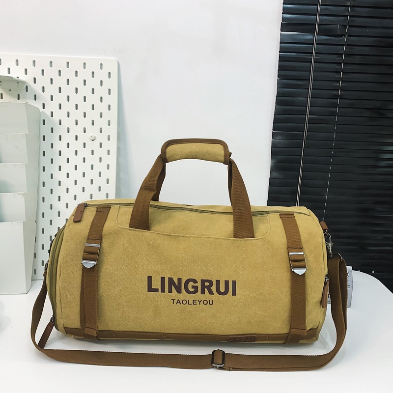 Carta simple bolsa de viaje de viaje de corta distancia alta sensación bolsa de equipaje de gran capacidad bolsa de lona portátil bolsa deportiva bolsa de fitness hombre