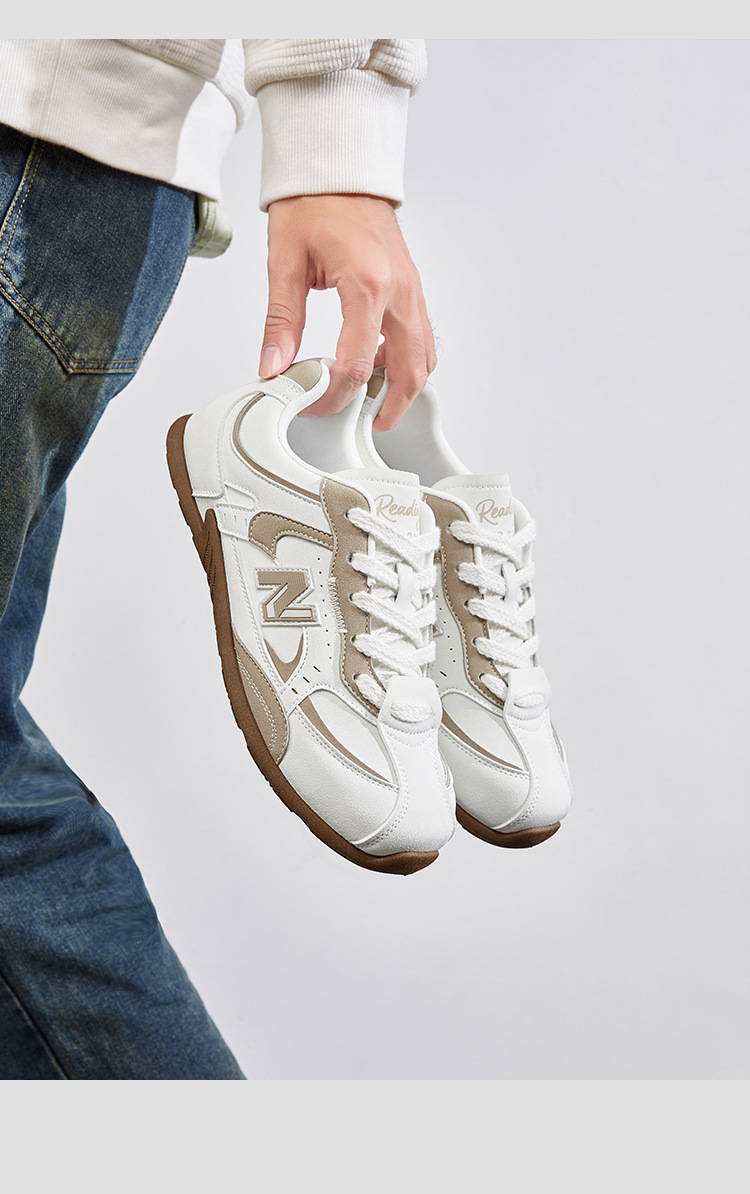 Giày sneaker unisex chunky đế dày phong cách Balance cổ điển — 232 Đen Hắc Diệu chi tiết 12