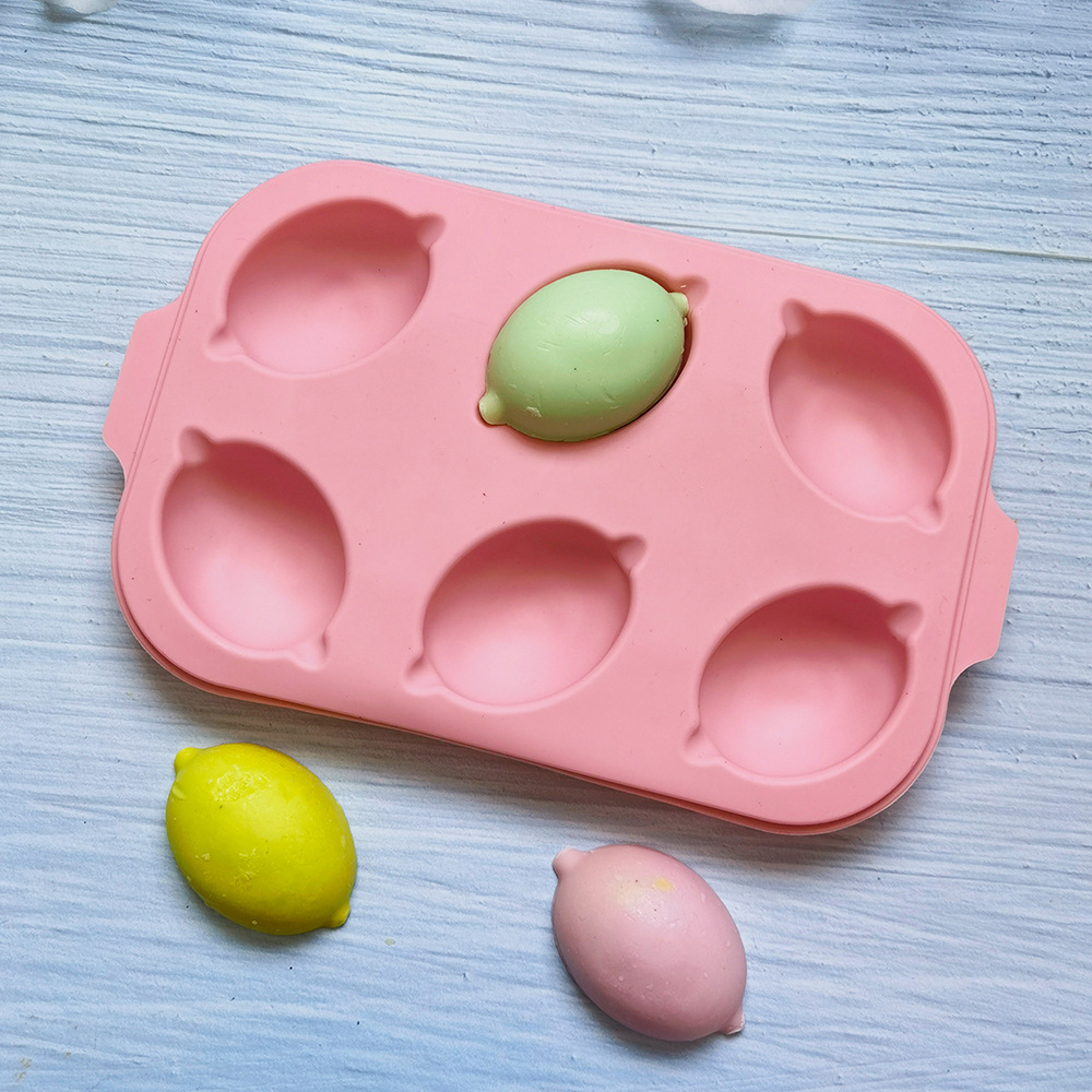 6 limón 11 molde de silicona pastel helado pudín molde de postre jabón utensilios de cocción