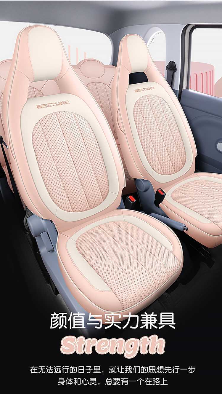 Special Seat Cushion and Seat Cover for Faw Besturn Pony, Besturn Pony New Energy Seat Cushion, Trendy Car Cushion, Universal for All Seasons