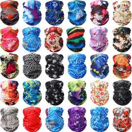 定制无缝围脖头巾户外旅行骑行跑步魔术头巾印logo图片文字