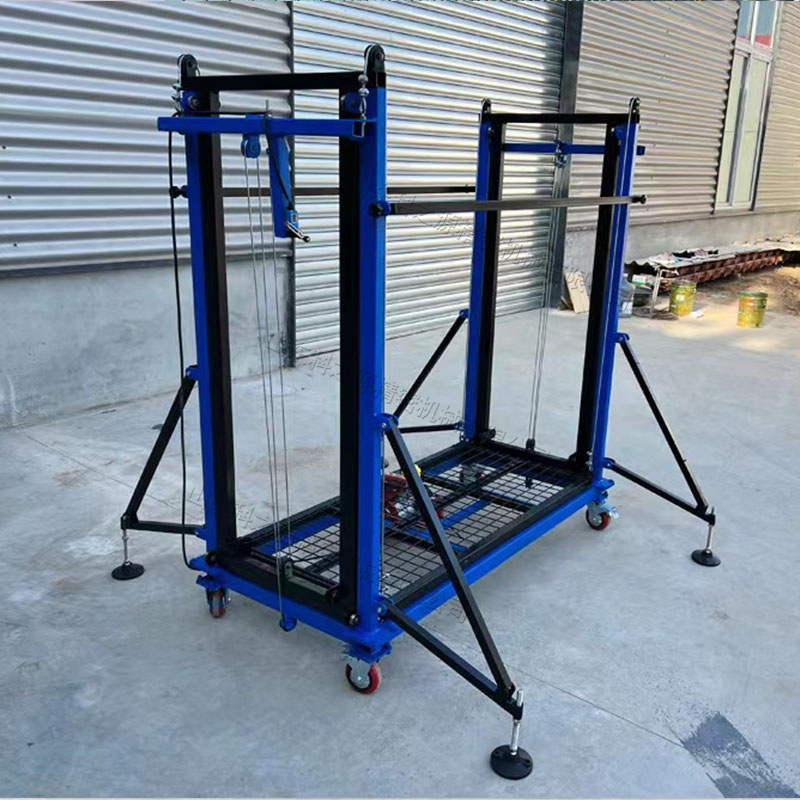 电动脚手架升降机 室内外装修清洁升降平台车 高空维修作业平台
