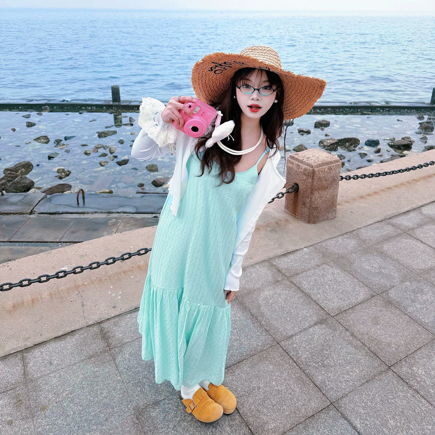 W1154 Xuanchen большой размер новый летний сплошной цвет атмосферы кардиган свободный рубашка с кондиционером с длинными рукавами блузка подтяжка