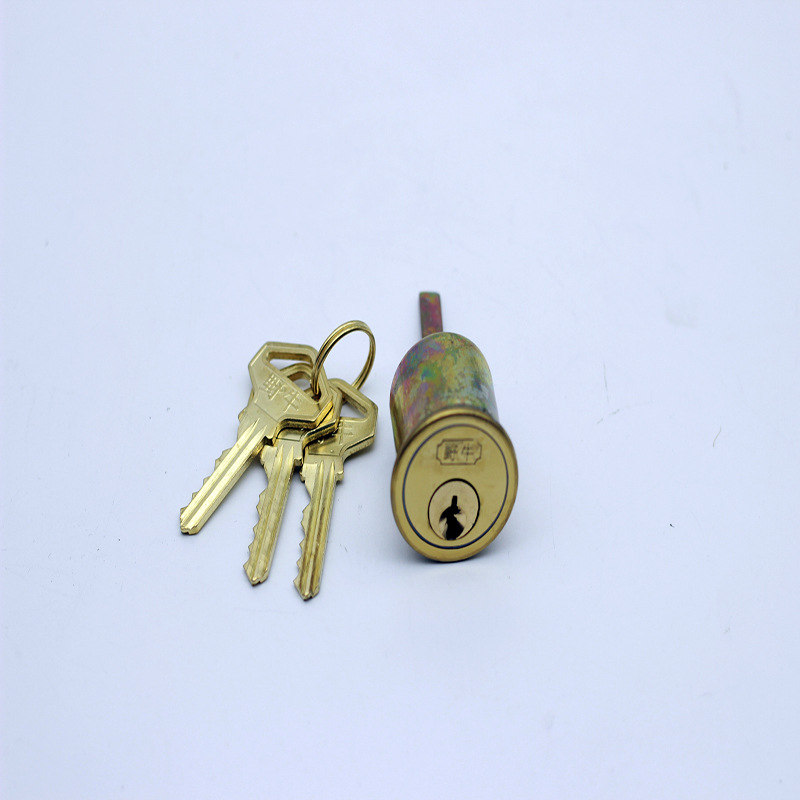 W9YX Cerradura de cabeza de toro de doble seguro Cerradura de puerta de casa antigua Cerradura de puerta de mármol de la marca de cabeza de toro Cerradura de puerta exterior Cabeza de toro