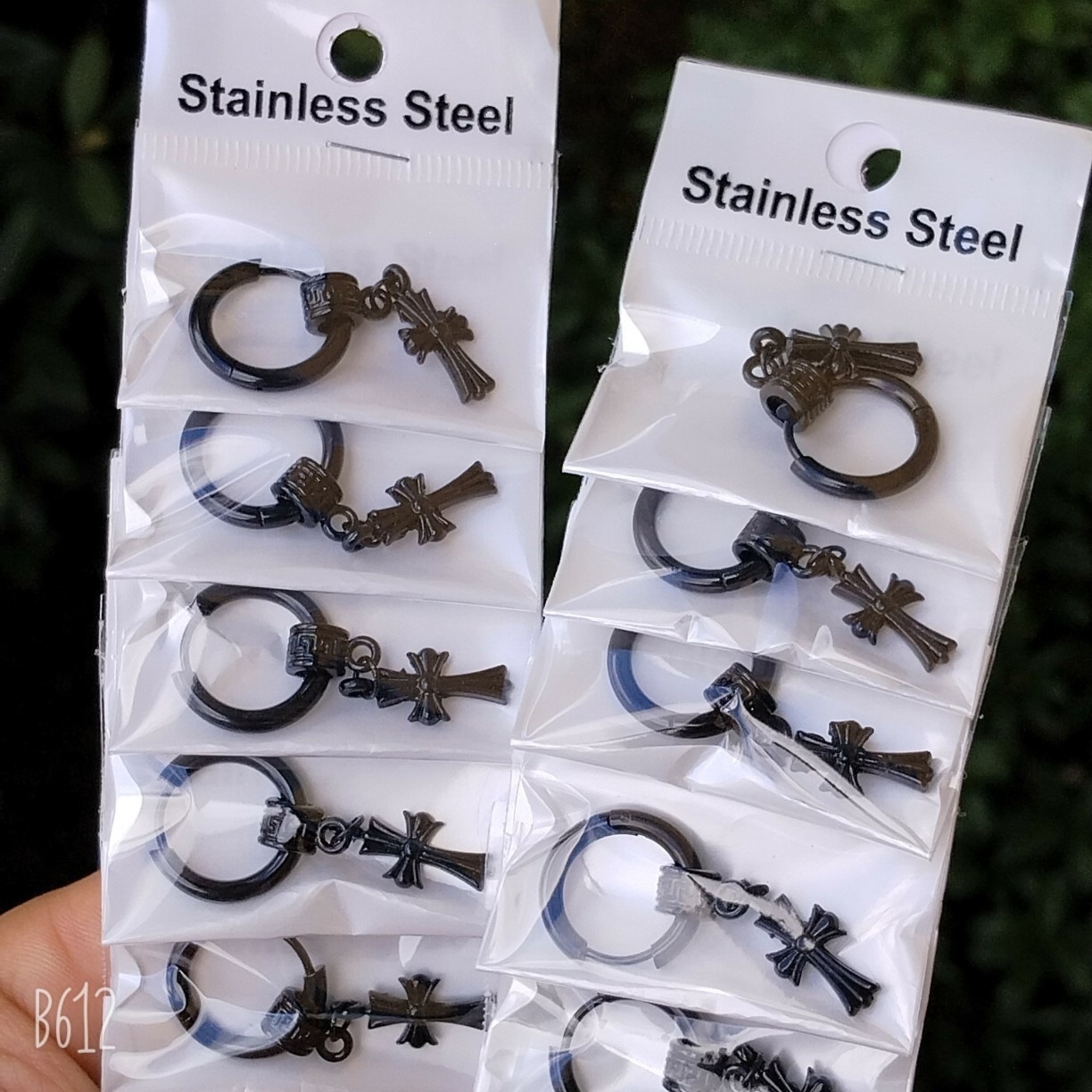 2.5 pendientes de acero de titanio gruesas y el mismo modelo crian orejas joyas de moda con pendientes de acero inoxidable con hilo redondo personalizado image 48