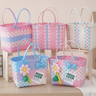 Bag for early age, children's basket to go out, cartoon card holder for camping