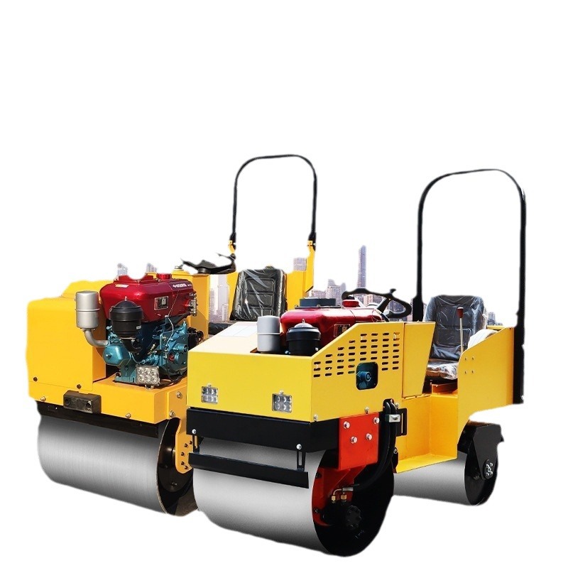 compactación de asfalto de 1 tonelada 3 vibración compactación de rueda de acero diesel compactación de rueda de acero simple