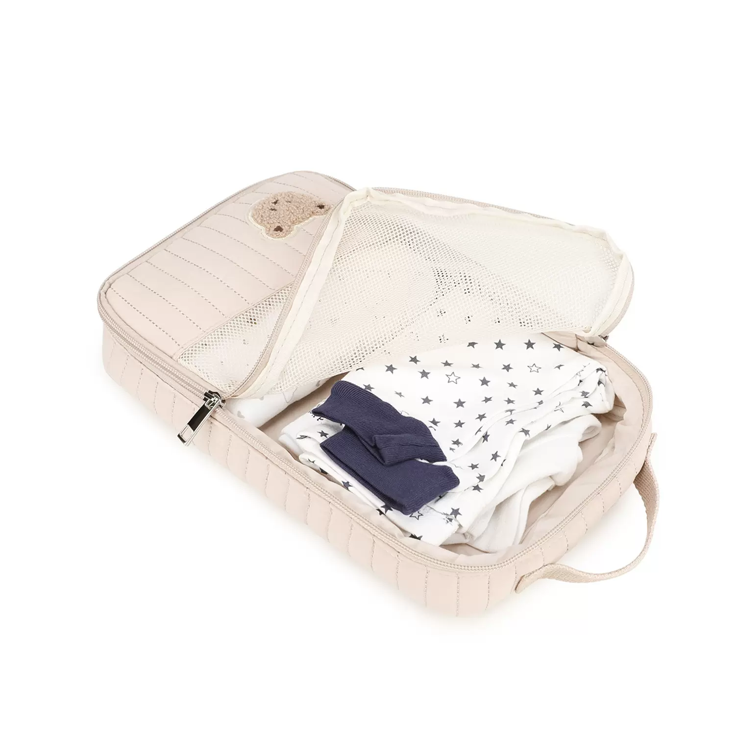 母婴衣物分隔环保收纳出行尿布包收纳袋纯棉方便寻找区分收纳包