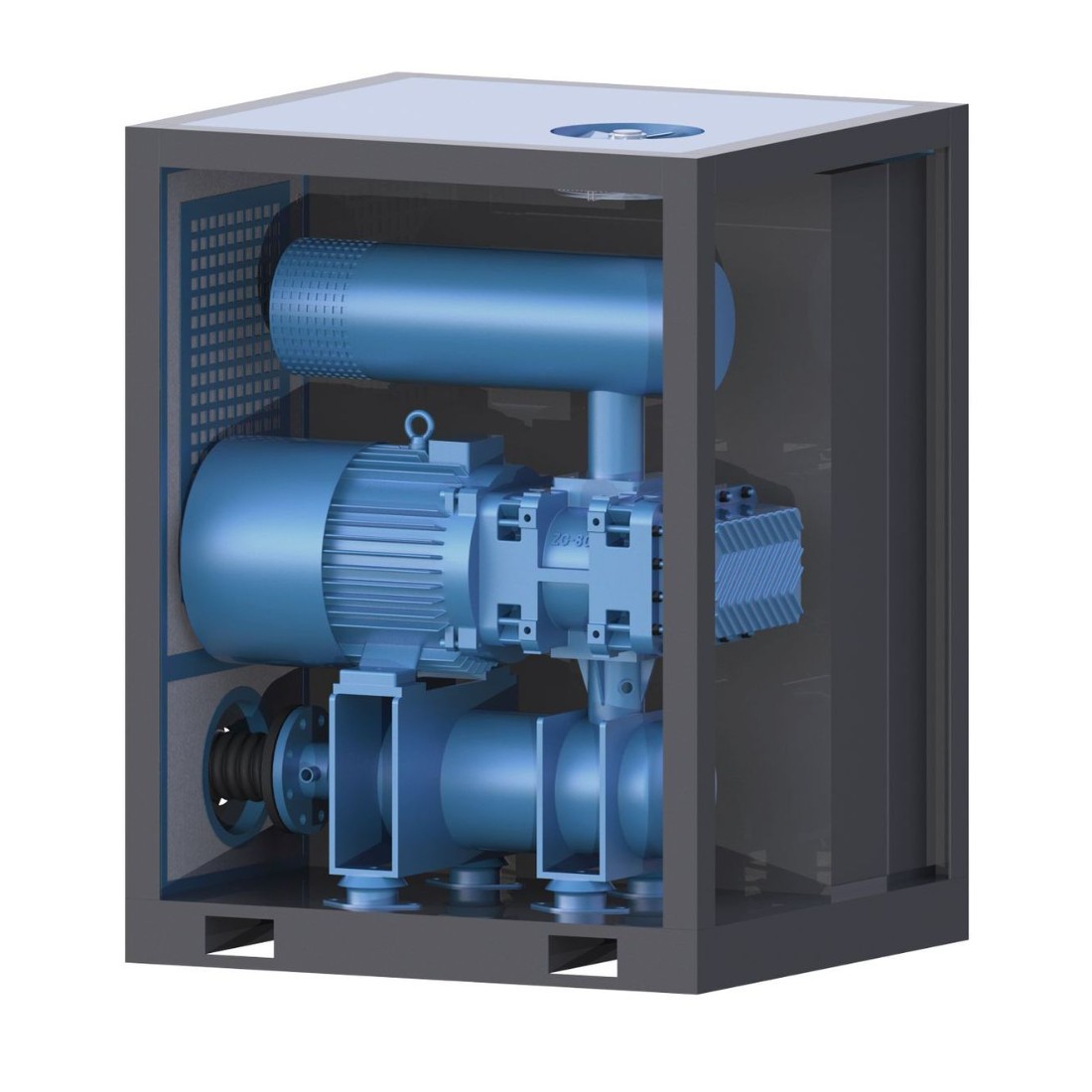 山东章鼓永磁直驱节能罗茨风机