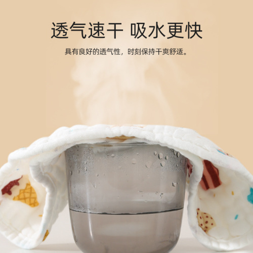 360 degree baby petal bibs wholesale eight-layer baby dribbling bibs newborn gauze bibs dribbling