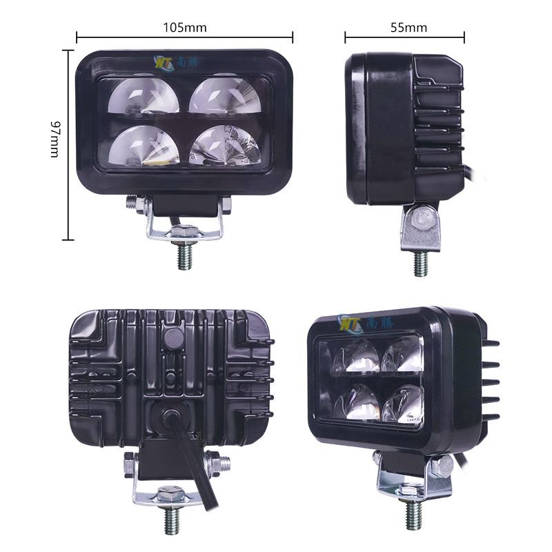3 pulgadas carretilla elevadora en forma de U luces de advertencia rojas luces límite de seguridad vehículos de ingeniería de arco luces de área LED luces rojas image 6