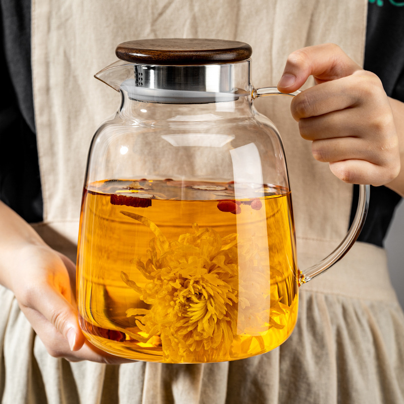High-Temperature-Resistant Glass Teapot for Home Use, High Borosilicate, Can Be Burned Directly to Boil Water, Bubble Tea, Health-Preserving Large-Capacity Single Pot High-Temperature-Resistant Glass Teapot for Home Use, High Borosilicate, Can Be Burned Directly to Boil Water, Bubble Tea, Health-Preserving Large-Capacity Single Pot