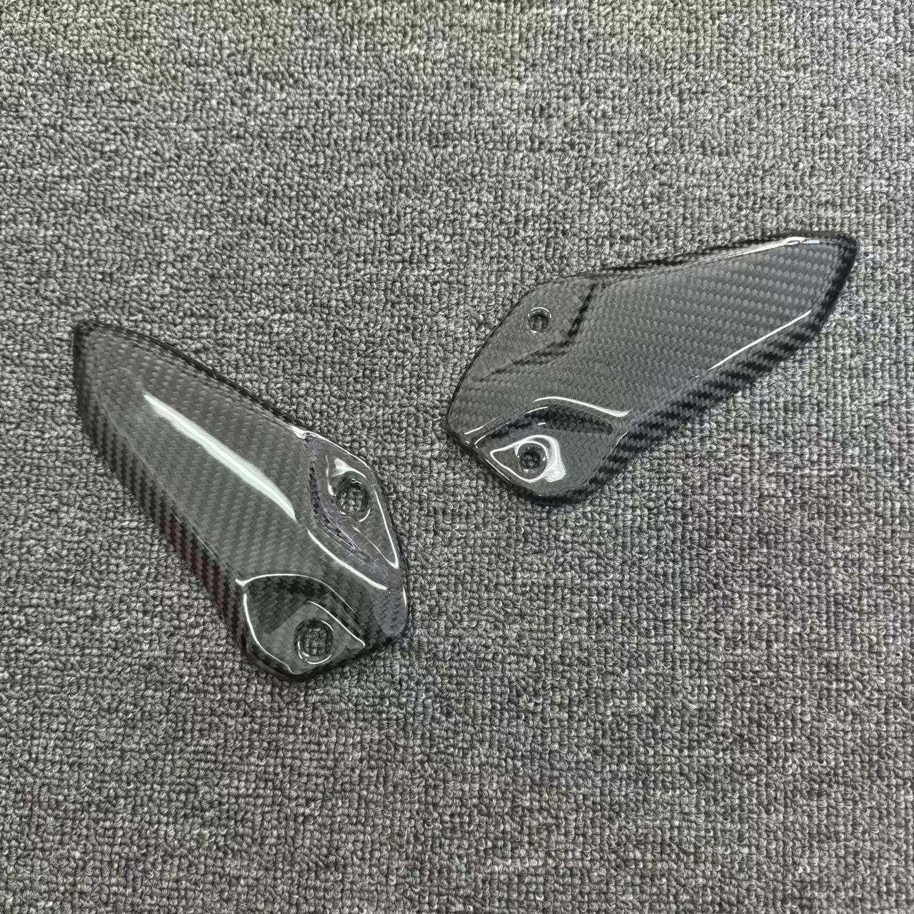 Suitable for Kawasaki Ninja Zx4R Zx4Rr Zx25R Modified Carbon Fiber Pedal Guard Pedal Wings