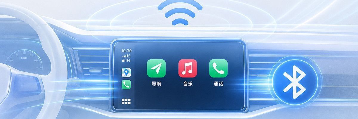 Plug-and-play adapter suitable for Buick, Apple, wireless Volkswagen E-series, CarPlay wireless, Mercedes-Benz wired to car