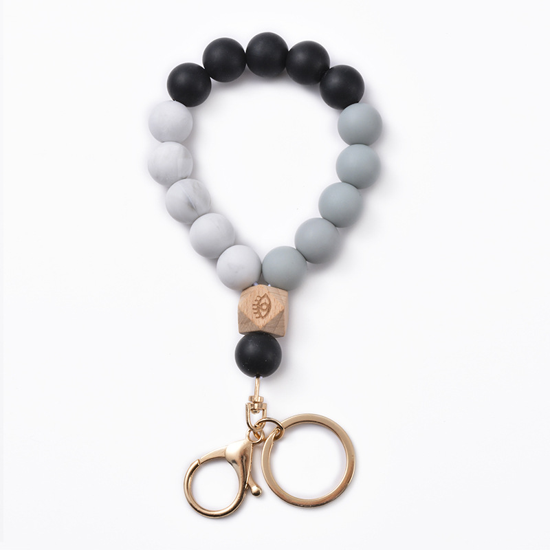 Fashion Color Block Silica Gel Beaded Womenu0027S Bracelets 1 Piece