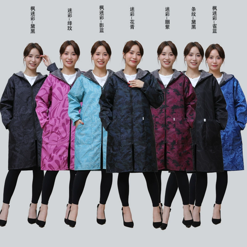 Удлиненная утолщенная арктическая бархатная крышка водонепроницаемая кухня бытовая мужская и женская камуфляжная рабочая одежда