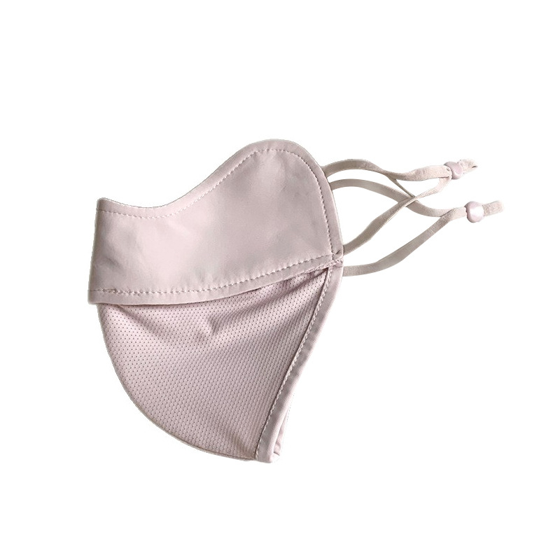 Máscara de protección solar verano nuevo estilo conducción al aire libre protección UV seda de hielo protección para los ojos máscara de protección solar ajustable