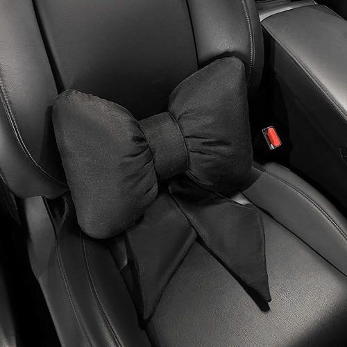 Car Summer Headrest Bow Cushion Pillow Lumbar Cushion Interior Neck Car Four Seasons Universal Supplies Seat Cushion
