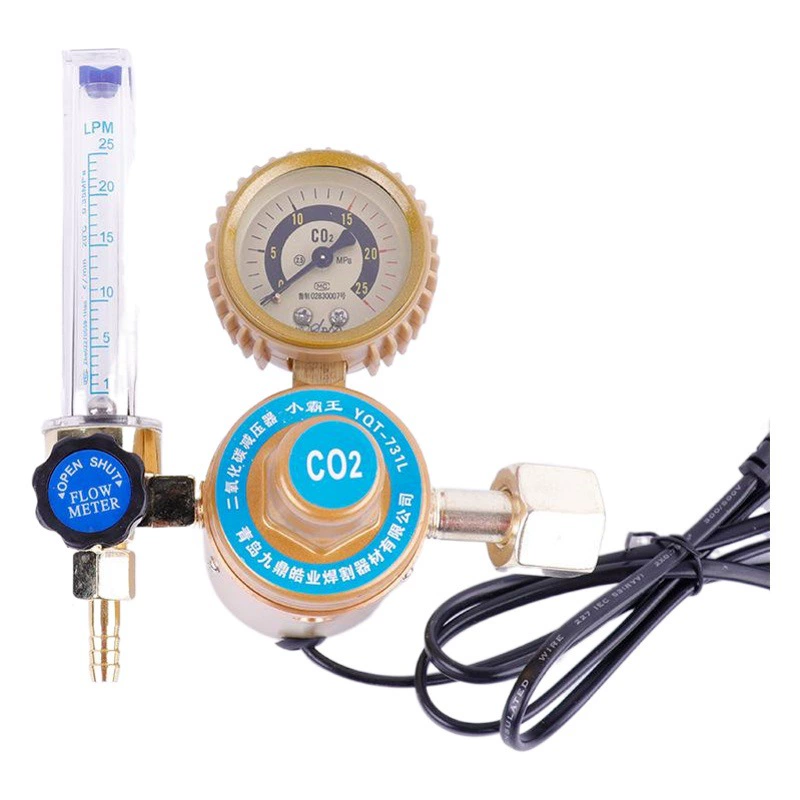 Редукционный клапан давления углекислого газа, электрический нагрев, 36 В 220 В, измеритель смешанного газа, редуктор давления, взрывозащищенный