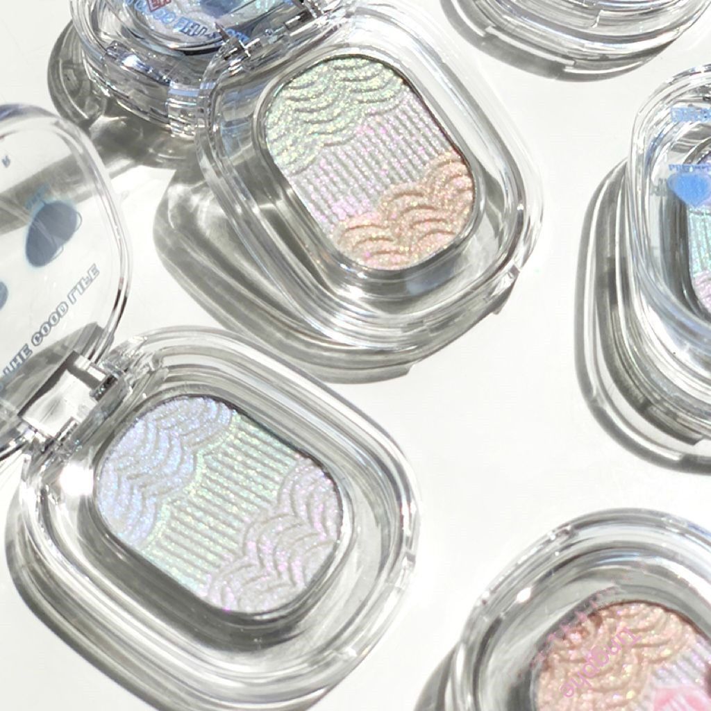 Paleta de sombra de ojos degradada de alto brillo de puré de papas