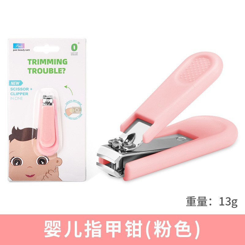Fuchsia children's nail scissors