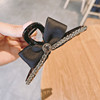 Hairgrip with bow, advanced hair accessory, hairpins, light luxury style, bright catchy style, high-quality style, Korean style