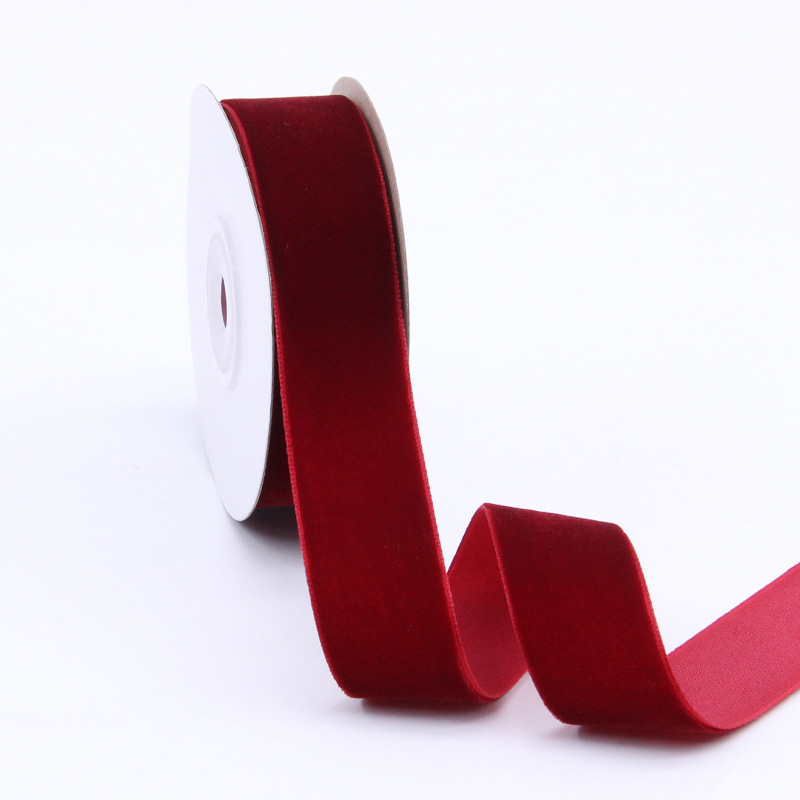 2.5cm 와인 레드 5야드/롤