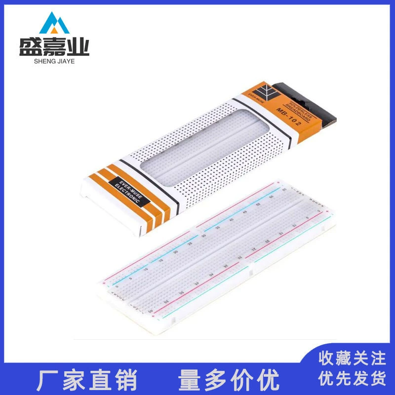 [Factory Outlet] MB-102 Макет 830 отверстий тестовое отверстие MB102 тестовая плата Экспериментальная плата