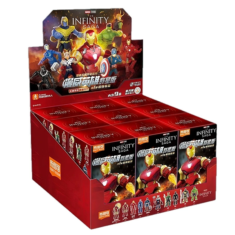 Конструктор, деревянный человек, миньифигура, Marvel, Железный человек, Человек-Паук