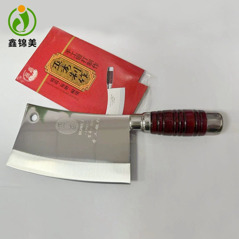 Кухонный нож Wu Commission 503 из нержавеющей стали ручной Кованый острый нож для нарезки костей нож бытовой кухонный нож
