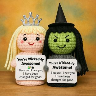 Amazon's Best-Selling New Product, Emotional Doll, Crocheted Doll, Handmade Card, Positive Energy, Decompression, Cute Ornaments