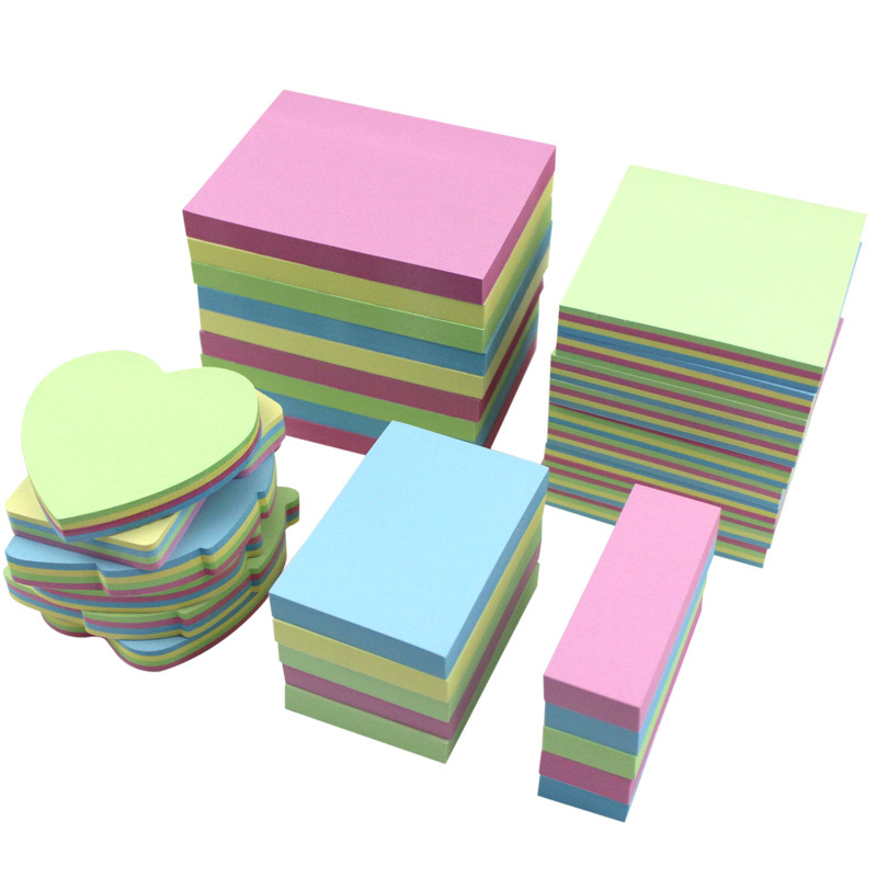 Notas adhesivas autoadhesivas N pegatinas pegatinas de mensajes de color pegatinas de notas creativas y lindas papelería para estudiantes notas pegatinas de amor