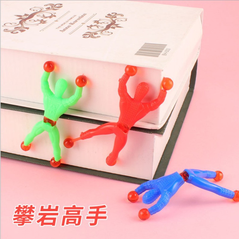 Wall-climbing Spider Man, Sticky Spider, Traditional School Nostalgia Event, Give Away Small Gifts, Stalls Toys Manufacturer Wholesale