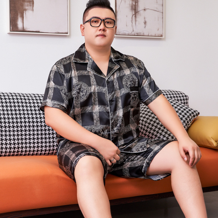 더블 쇼트 1508-블랙 체크 무늬