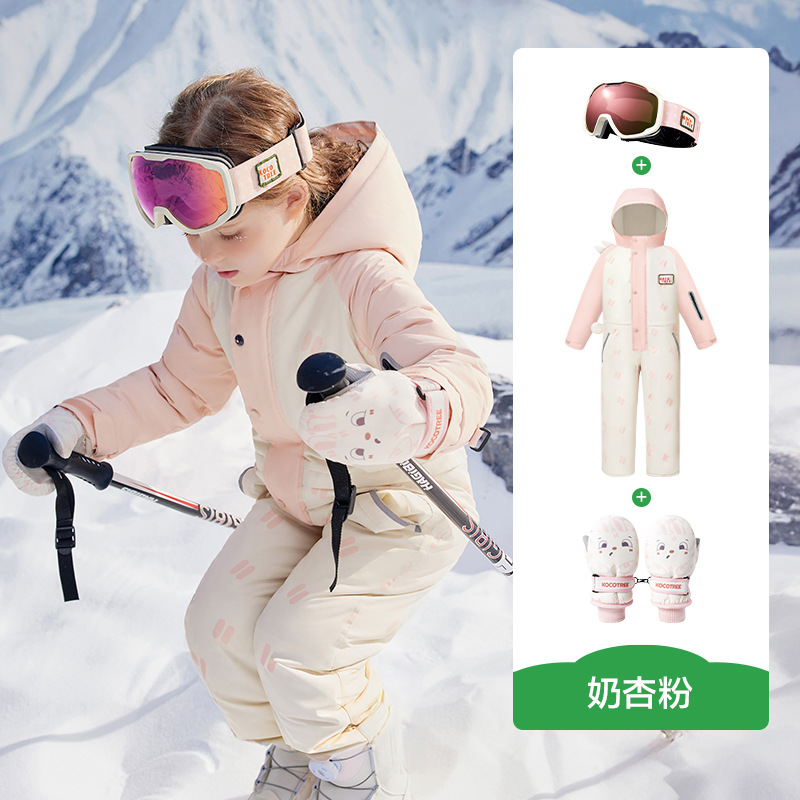 Mono de esquí infantil impermeable y térmico unisex image 13