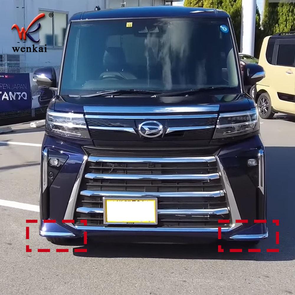 Personalizado especial anti-colisión galvanoplastia tira brillante Aplicable a 23 cabello grande Tanto modificado protector de la esquina del parachoques delantero