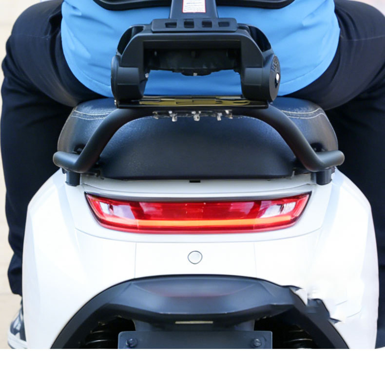 Comfortable Food Delivery Rider Seat Suitable for Ninebot Mz/Nz/M/N Models, Foldable Backrest with Thickened Stable Lumbar Support