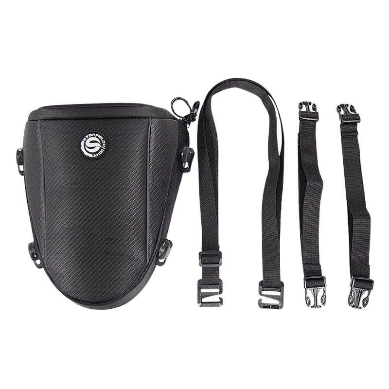 Star Knight Motorcycle Rear Seat Bag Waterproof Reflective Tail Bag Multifunctional Rainproof Storage Shoulder Bag for Motorcycles