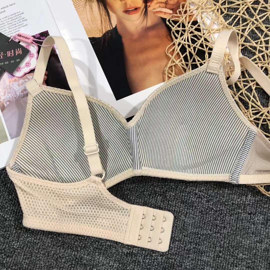 Exterior solo nuevo brillante ropa interior sin costuras medio grueso de alta calidad se reunieron multi-color multi-tamaño sujetador inalámbrico al por mayor