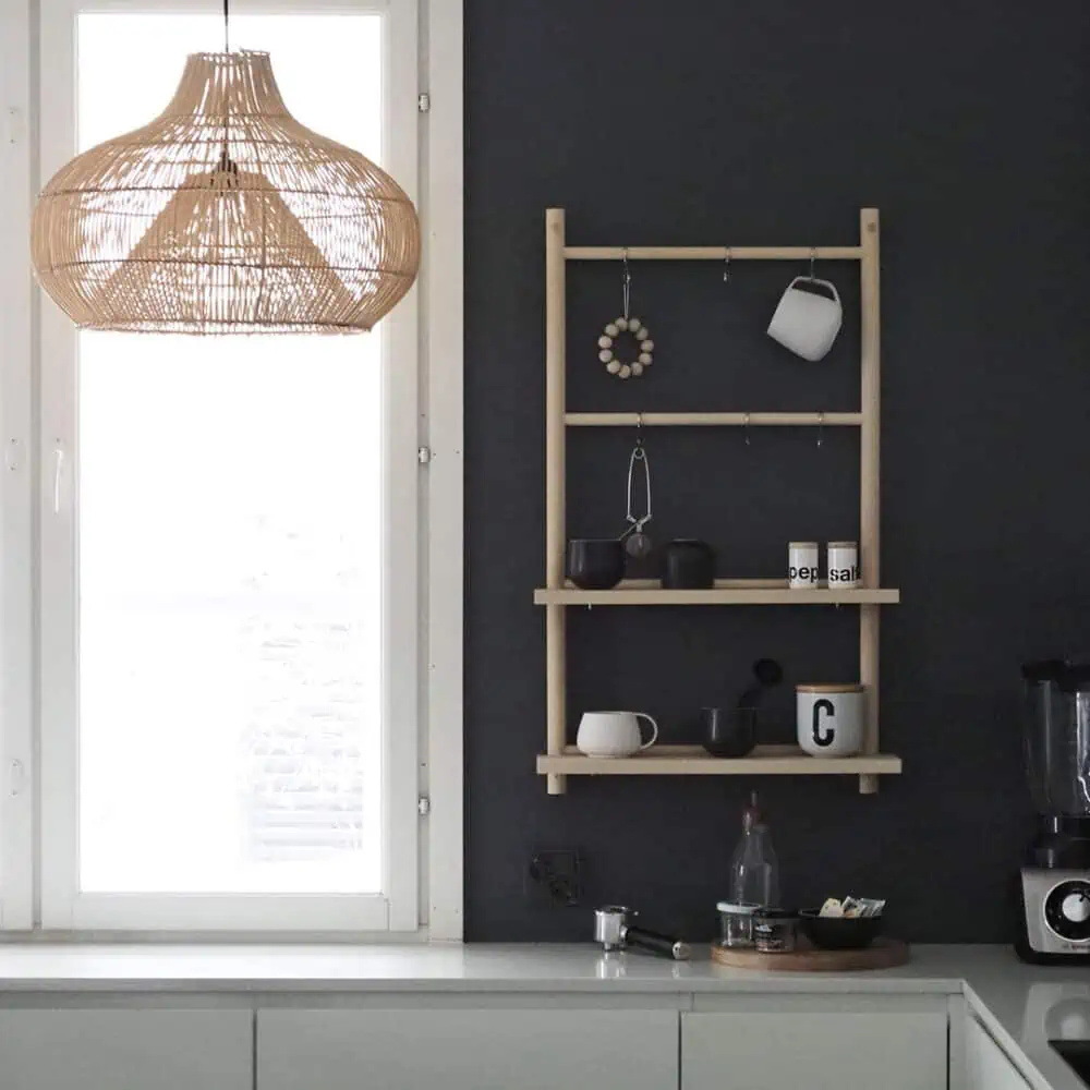 Ovejas de madera de estilo Japonés Araña de mimbre personalidad Creativa lámpara de mesa de comedor simple Inn B & B sala de estar lámpara de ratán