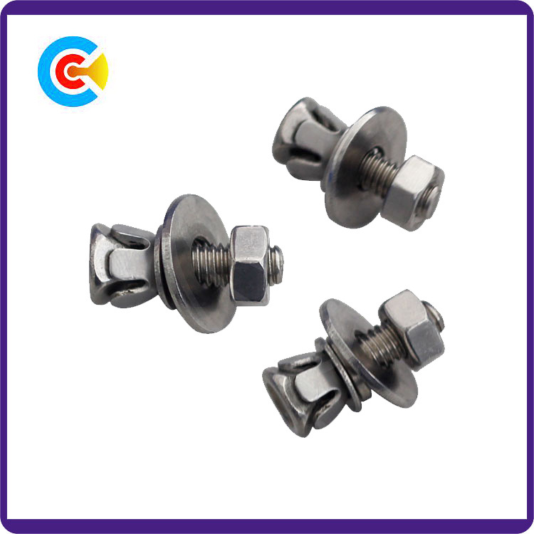 厂家批发不锈钢A2-70异形沉头五组合螺丝装修平垫组合螺丝
