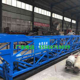 悬梁式滚筒震动摊铺机大型马路高速轨道摊平机桁架激光整平机图片